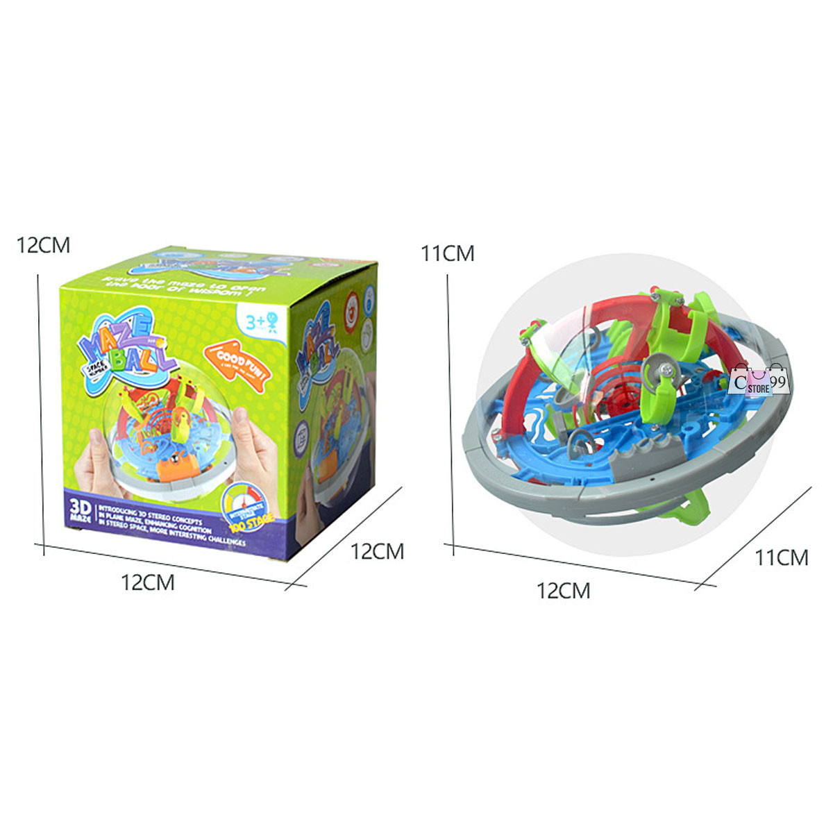 Miniatura 2 de Bola Laberinto Esfera Mágica 100 Niveles